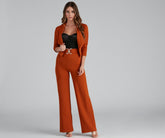 Pantalon large à ceinture House Of Glam